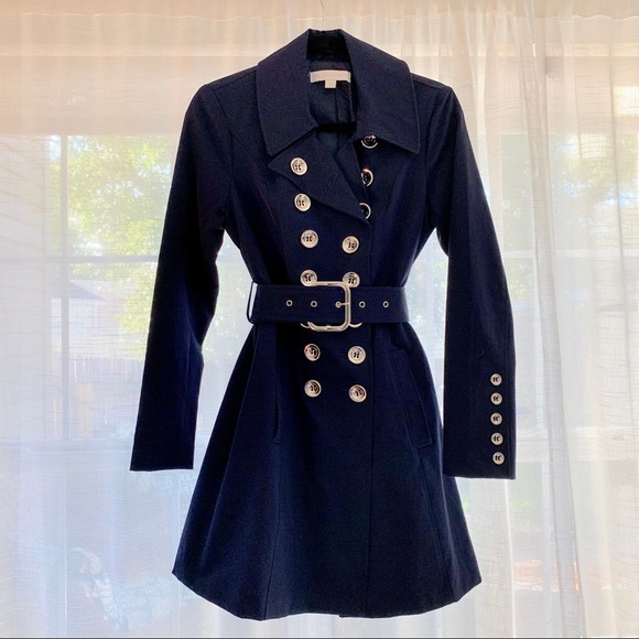 New York & Company Jackets & Blazers - New York & Company • Blue Trench/Rain Coat • Small